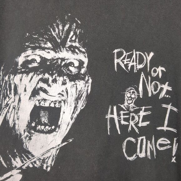 A Nightmare On Elm Street Men's XL T-Shirt Freddy Krueger Ready Or Not CVLA - Picture 2 of 7
